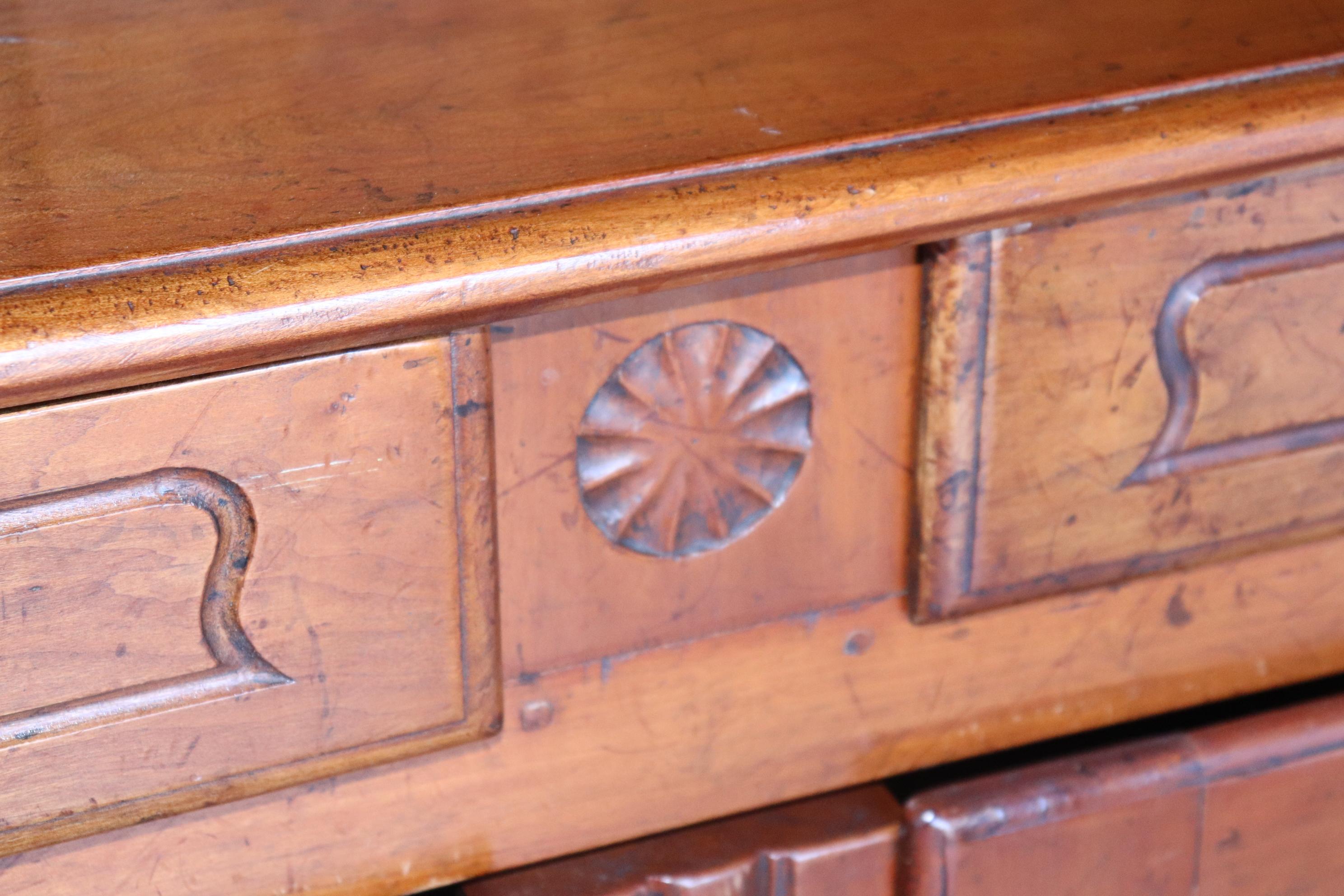 Hand-Made Walnut French Provincial Auffray or Don Ruseau Jelly Cupboard For Sale 9