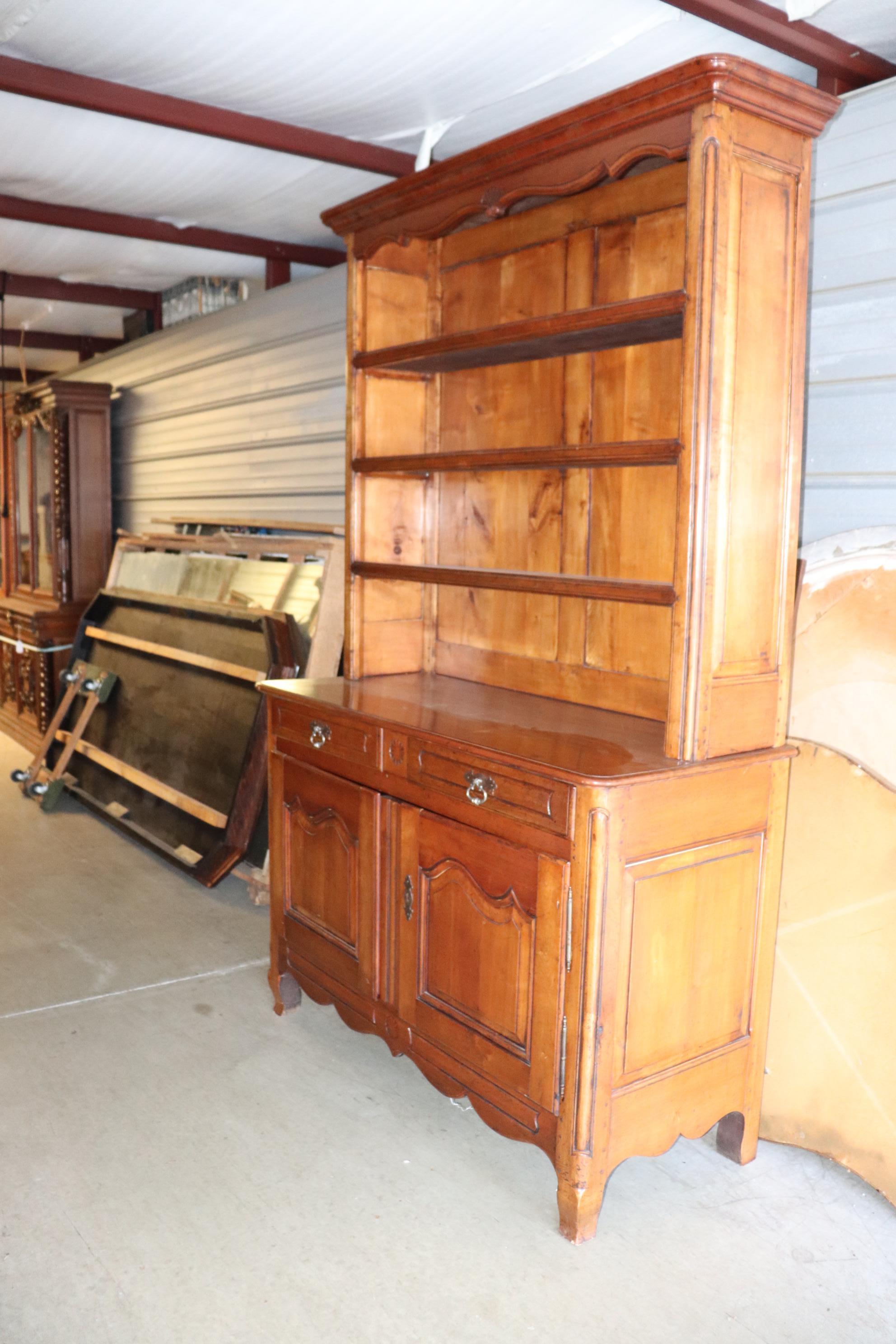 Hand-Made Walnut French Provincial Auffray or Don Ruseau Jelly Cupboard In Good Condition For Sale In Swedesboro, NJ