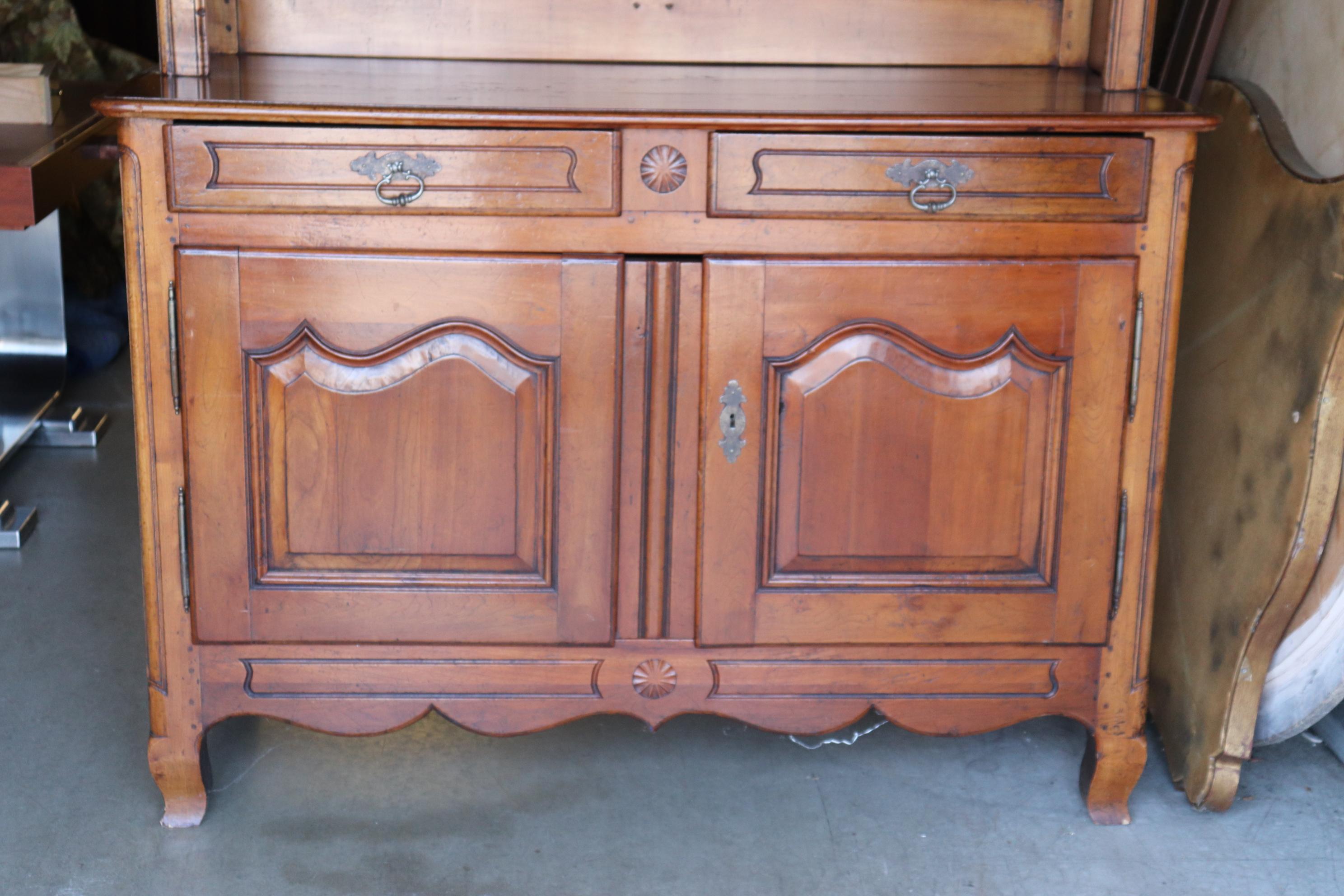 Hand-Made Walnut French Provincial Auffray or Don Ruseau Jelly Cupboard For Sale 4