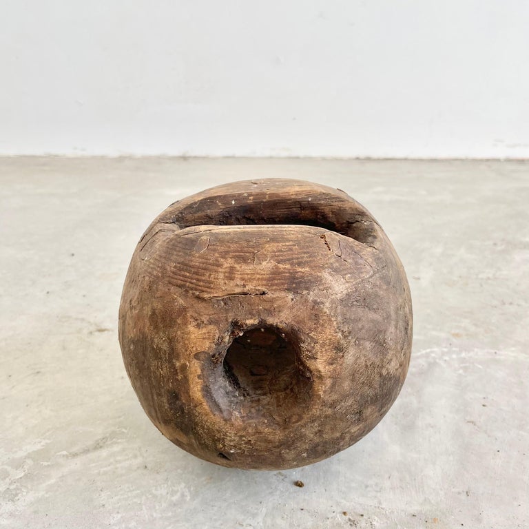 Hand-Made Wooden Bowling Balls, 1960s France For Sale at 1stDibs