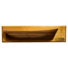 Antique Hand Made Wooden Half Hull, C.1940