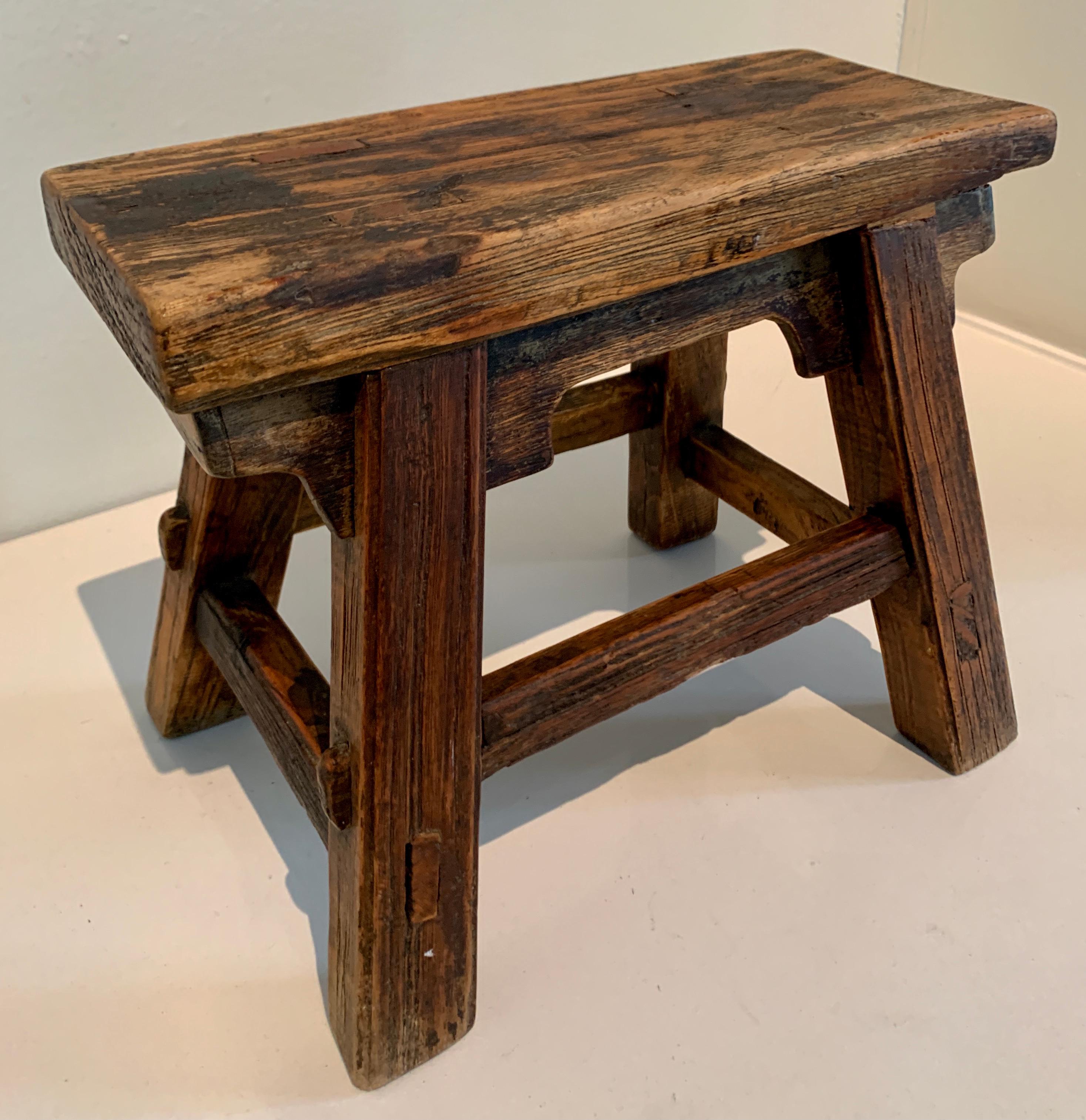 Hand Made Wooden Milk or Step Stool 4