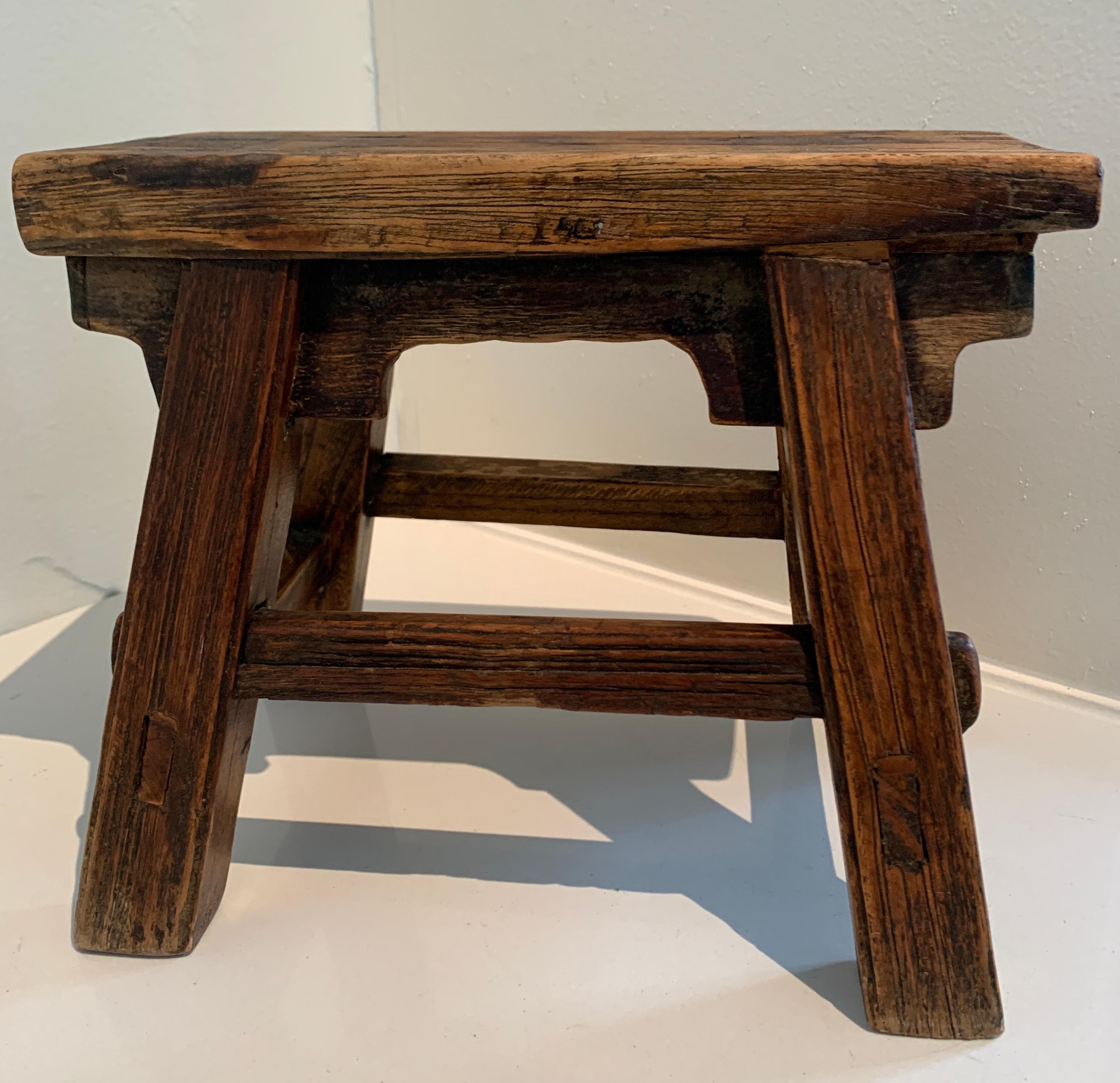 20th Century Hand Made Wooden Milk or Step Stool