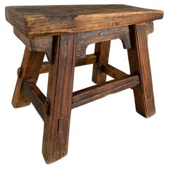 Antique Hand Made Wooden Milk or Step Stool