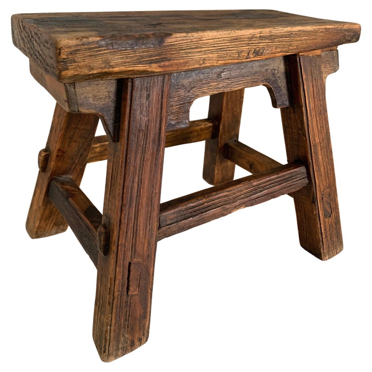 Hand Made Wooden Milk Or Step Stool For, Wooden Footstool Nz