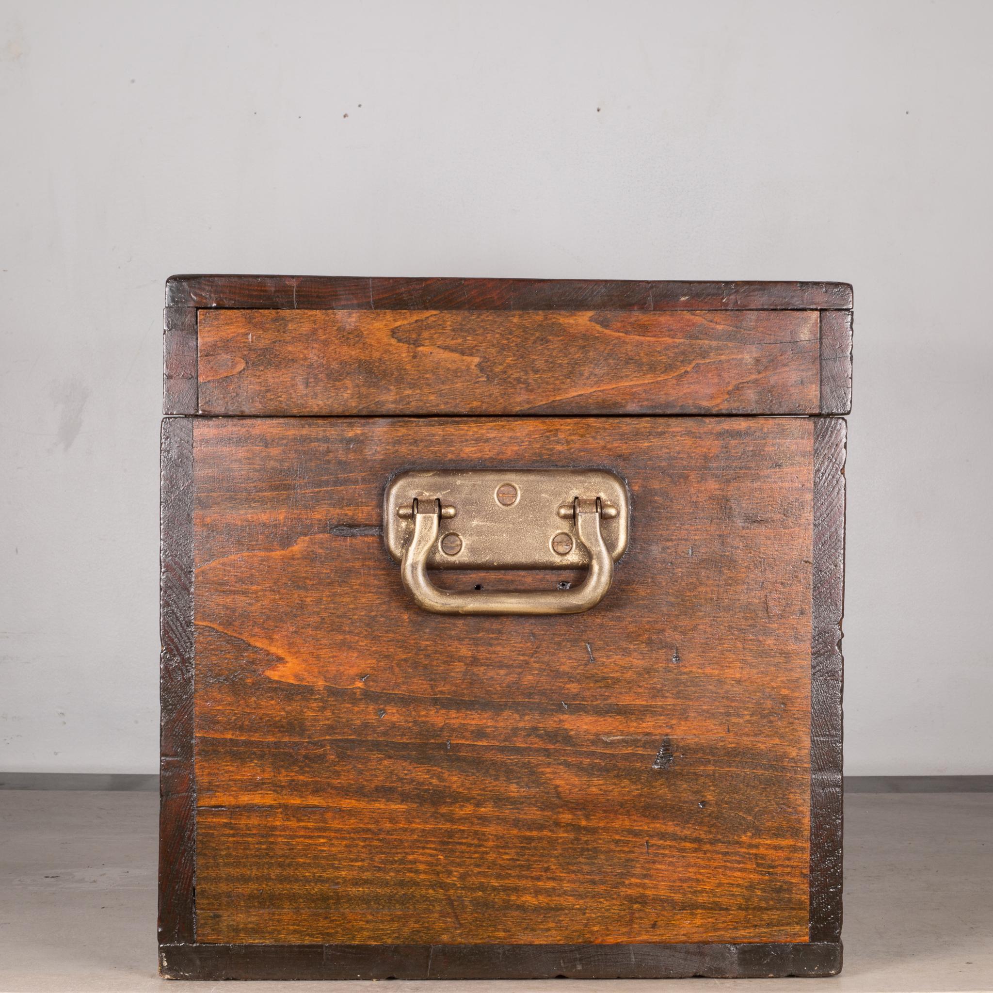 Handmade Wooden Tool Box, circa 1920 1