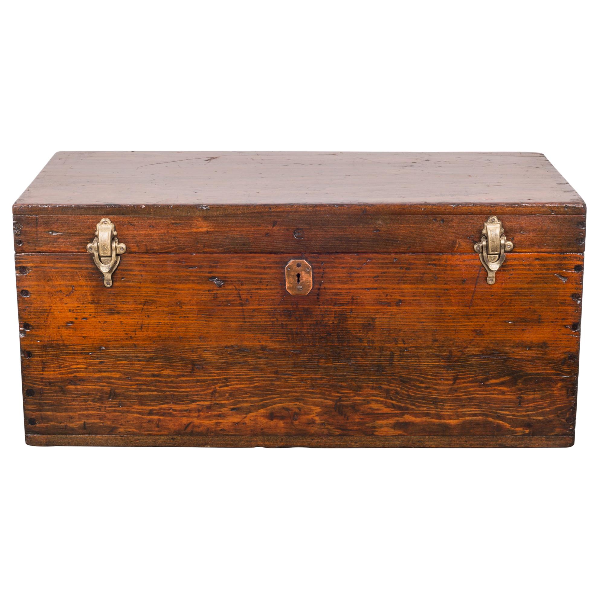 Handmade Wooden Tool Box, circa 1920