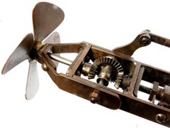 Hand-Made Working 100 Year Old Victorian Style Submarine Model