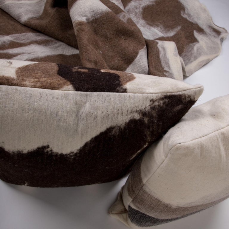 Curated visual reference: Visual Reference: Hand Milled Artisan Wool Pillows And Rustic Throw Tahoe Collection