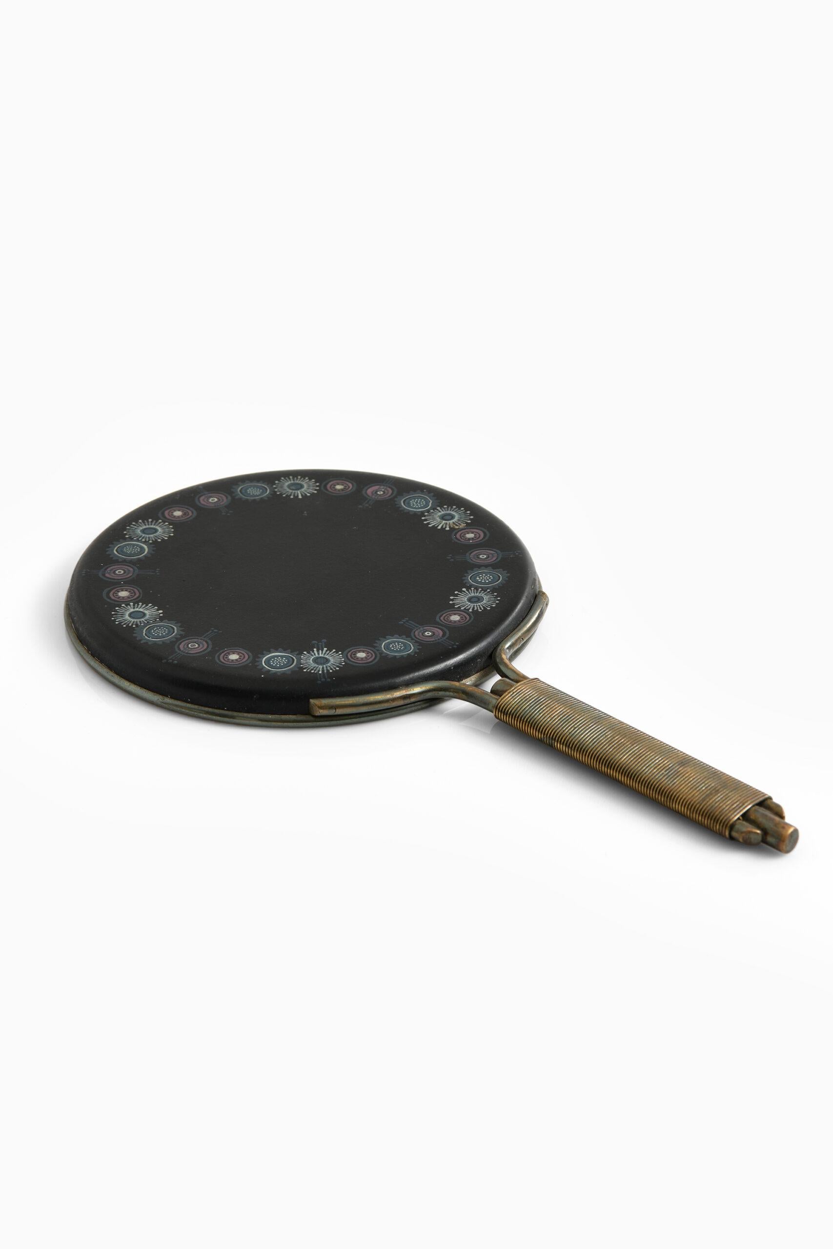 Scandinavian Modern Hand Mirror Attributed to Hans-Agne Jakobsson For Sale