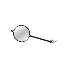 Hand mirror by Hans-Agne Jakobsson made in Markaryd, 1950s Sweden.