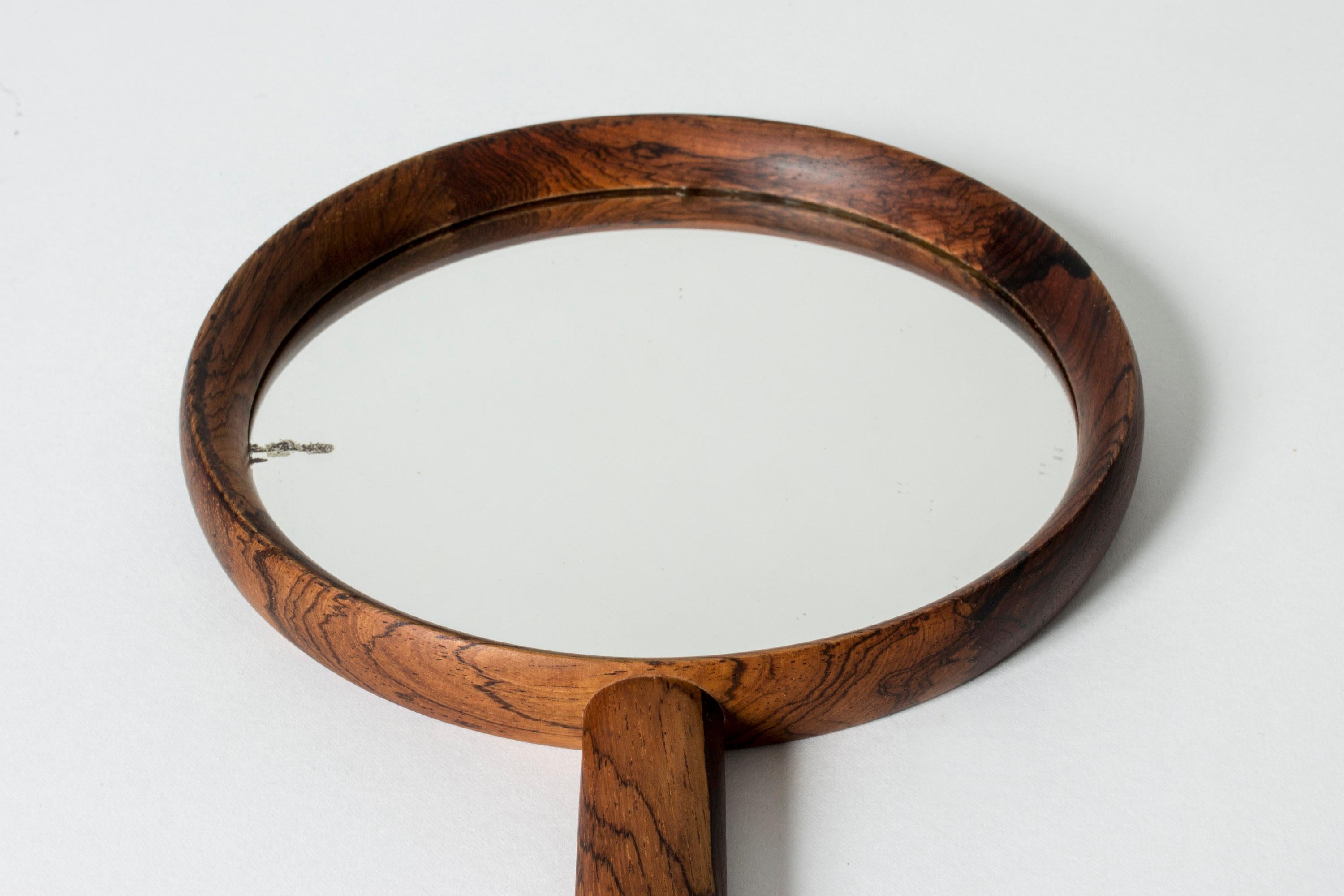Hand Mirror by Uno and Östen Kristiansson In Good Condition For Sale In Stockholm, SE