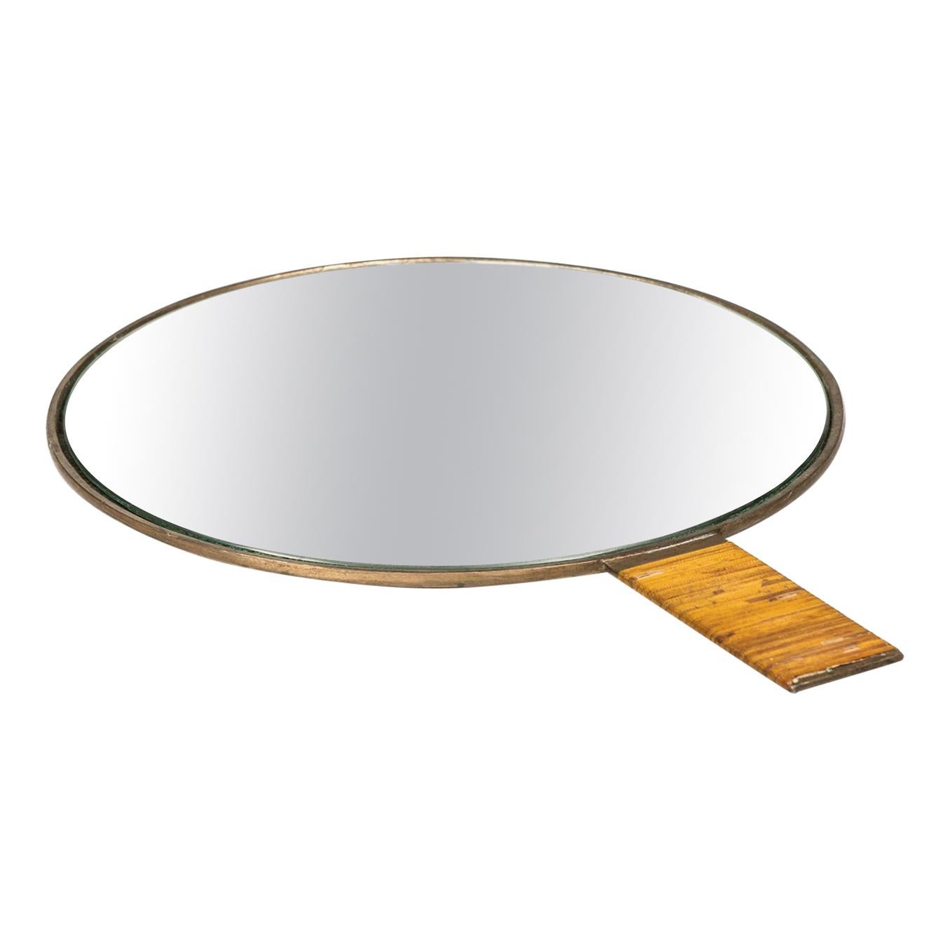 Hand Mirror in the Style of Estric Ericsson Probably Produced in Sweden For Sale