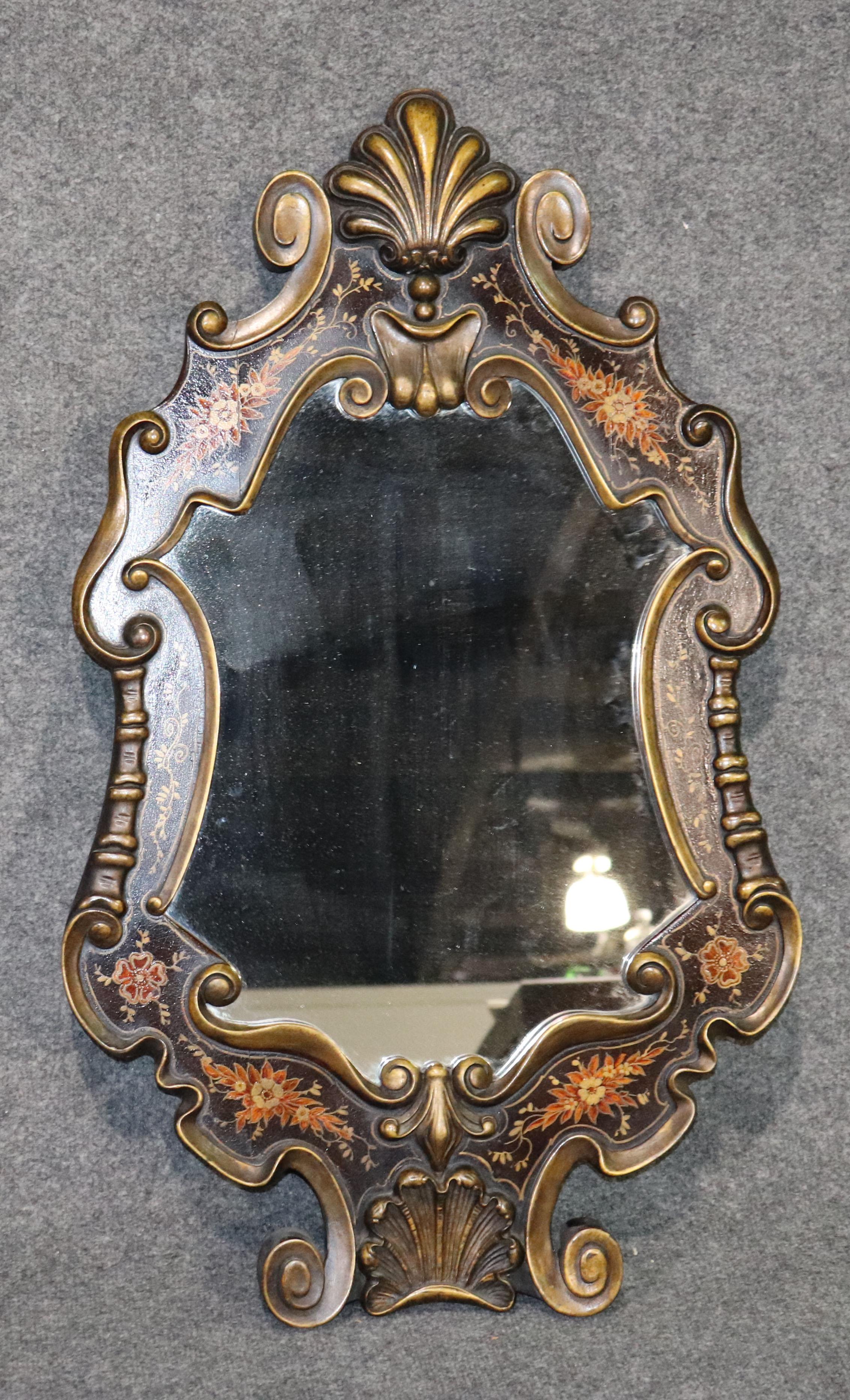 white distressed wood mirror