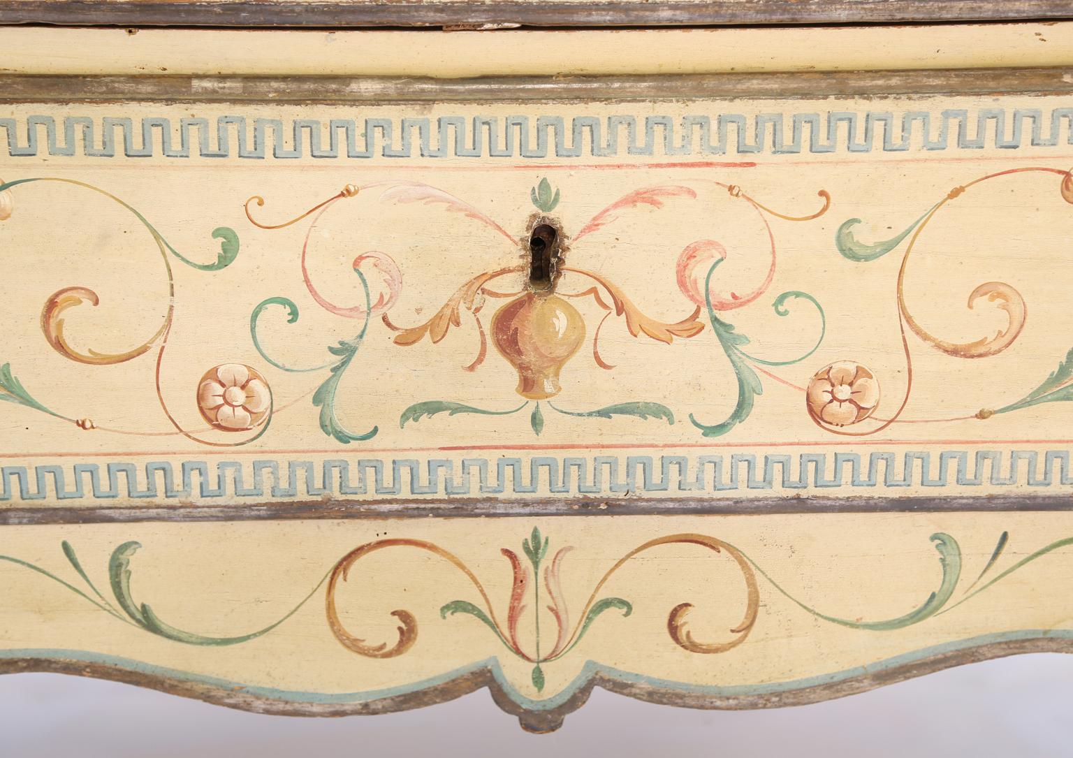 Hand-Painted 18th Century Venetian Commode 1