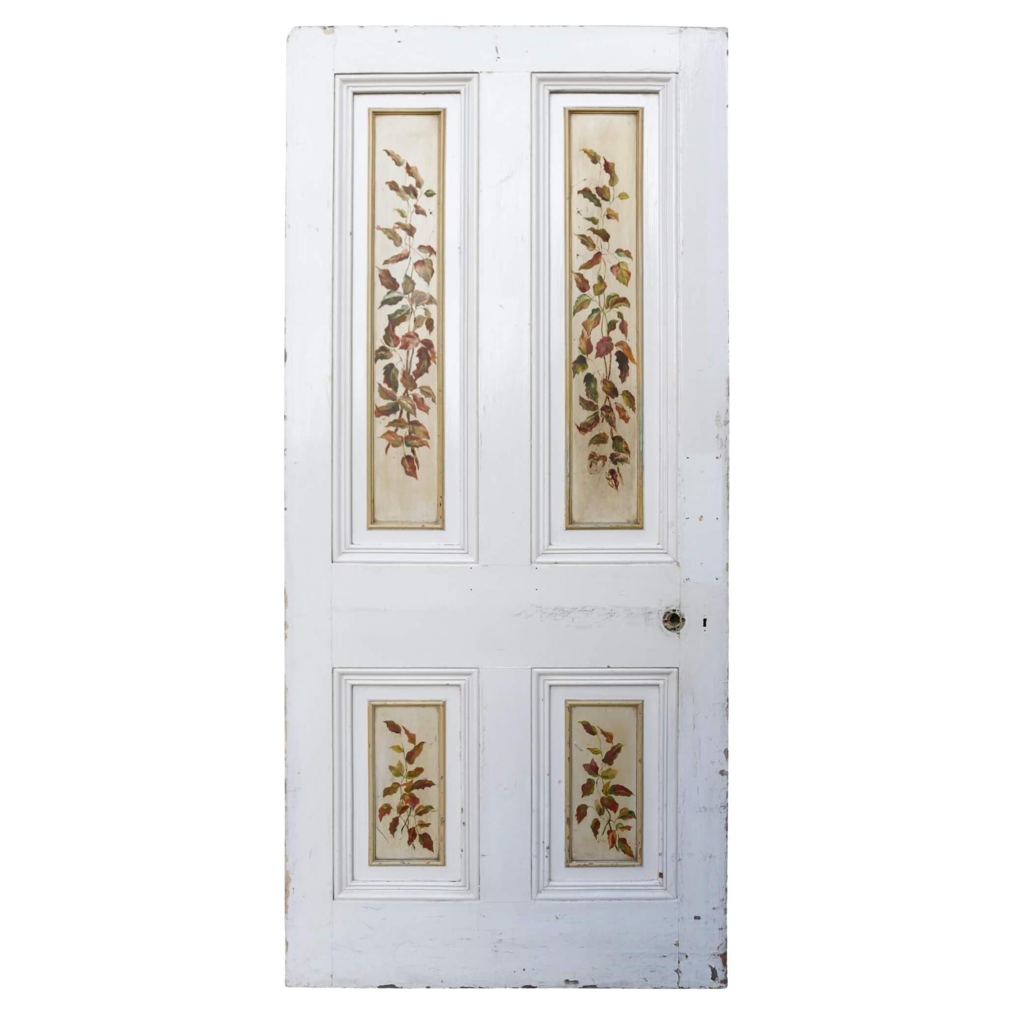 Puerta Interior Victoriana de 4 hojas pintada a mano