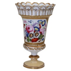Hand painted and gilded vase att. to Minton