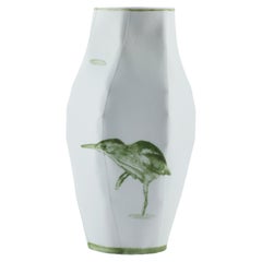 Vaso in porcellana dipinto e lavorato a mano Ruth Gurvich Original Nymphenburg