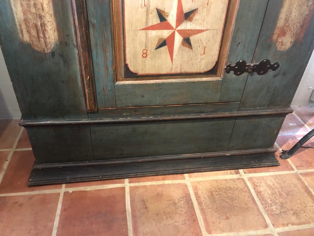 Hand-Painted Armoire For Sale 2