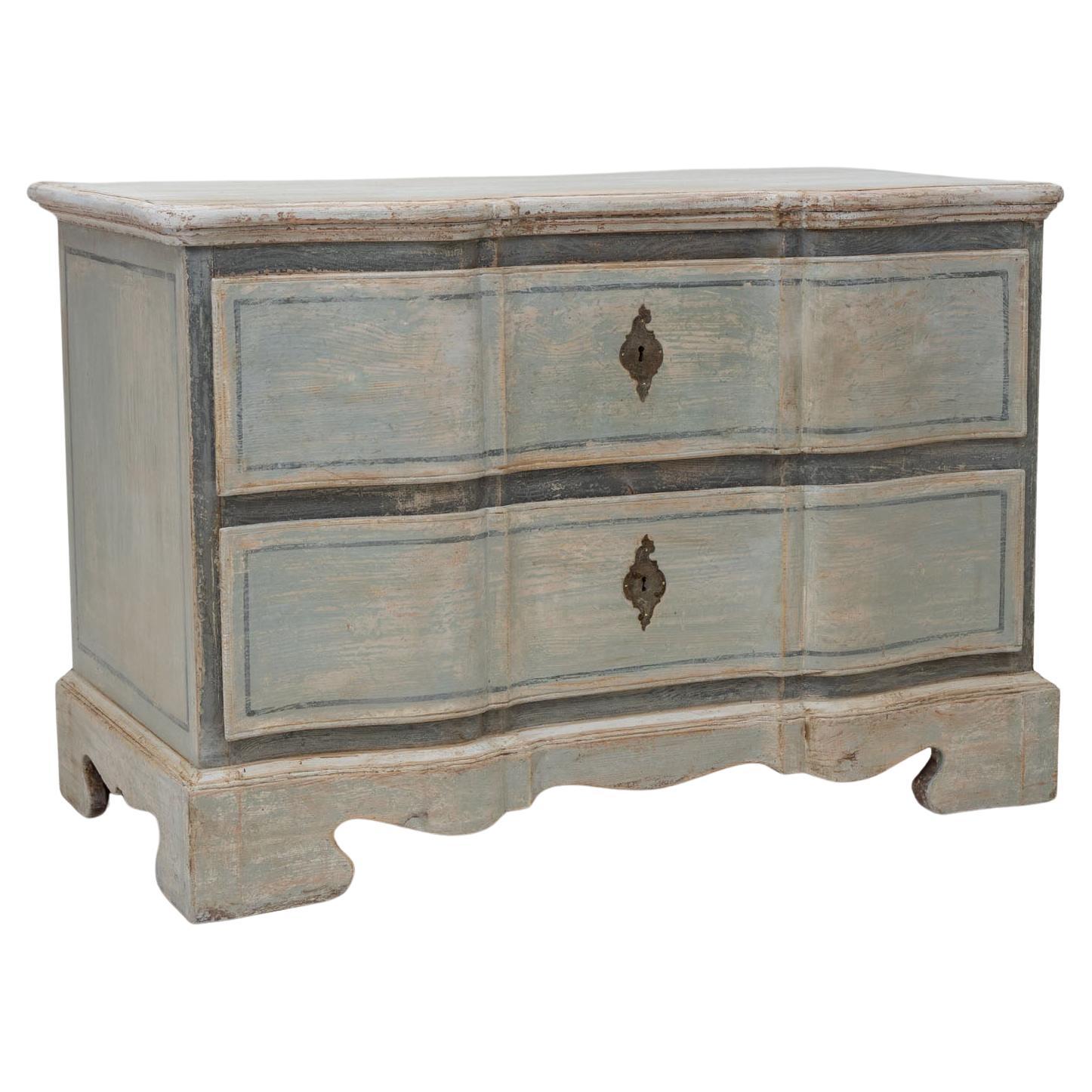 Hand-painted Baroque-style Chest of Drawers, circa 1900 For Sale