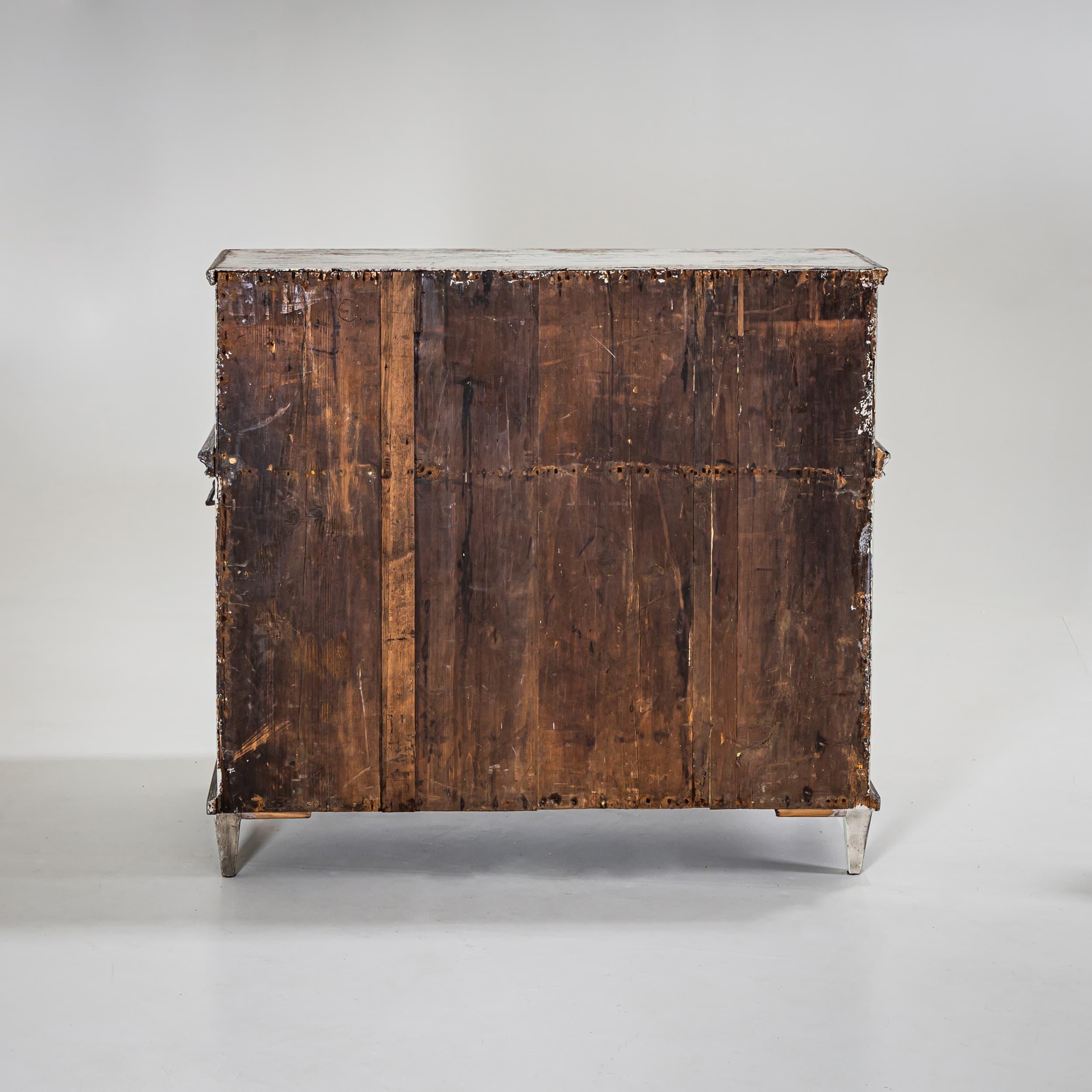 Handgemalter Barocksekretär, 18. Jahrhundert im Angebot 3