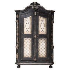 Armario de estilo barroco pintado a mano, S. XIX