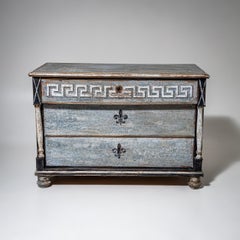 Hand-Painted Biedermeier Commode, circa 1820