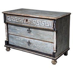 Hand-Painted Biedermeier Commode, circa 1820