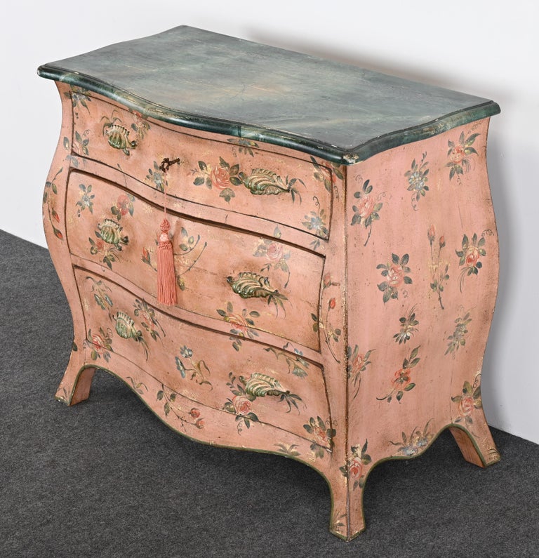 Hand Painted Bombay Chest, 1980s at 1stDibs