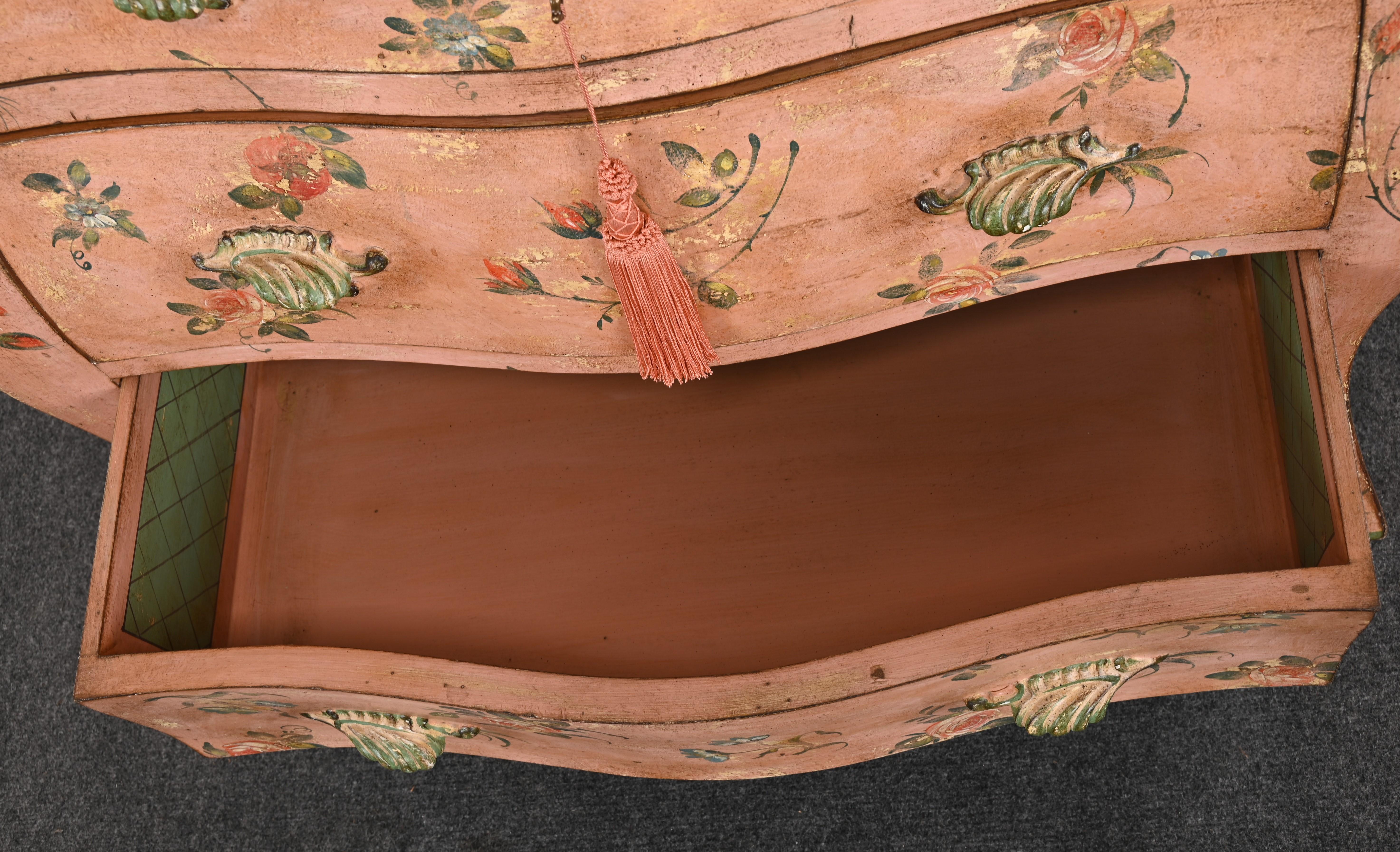 Hand Painted Bombay Chest by Patina Furniture Company, 1980s For Sale 7