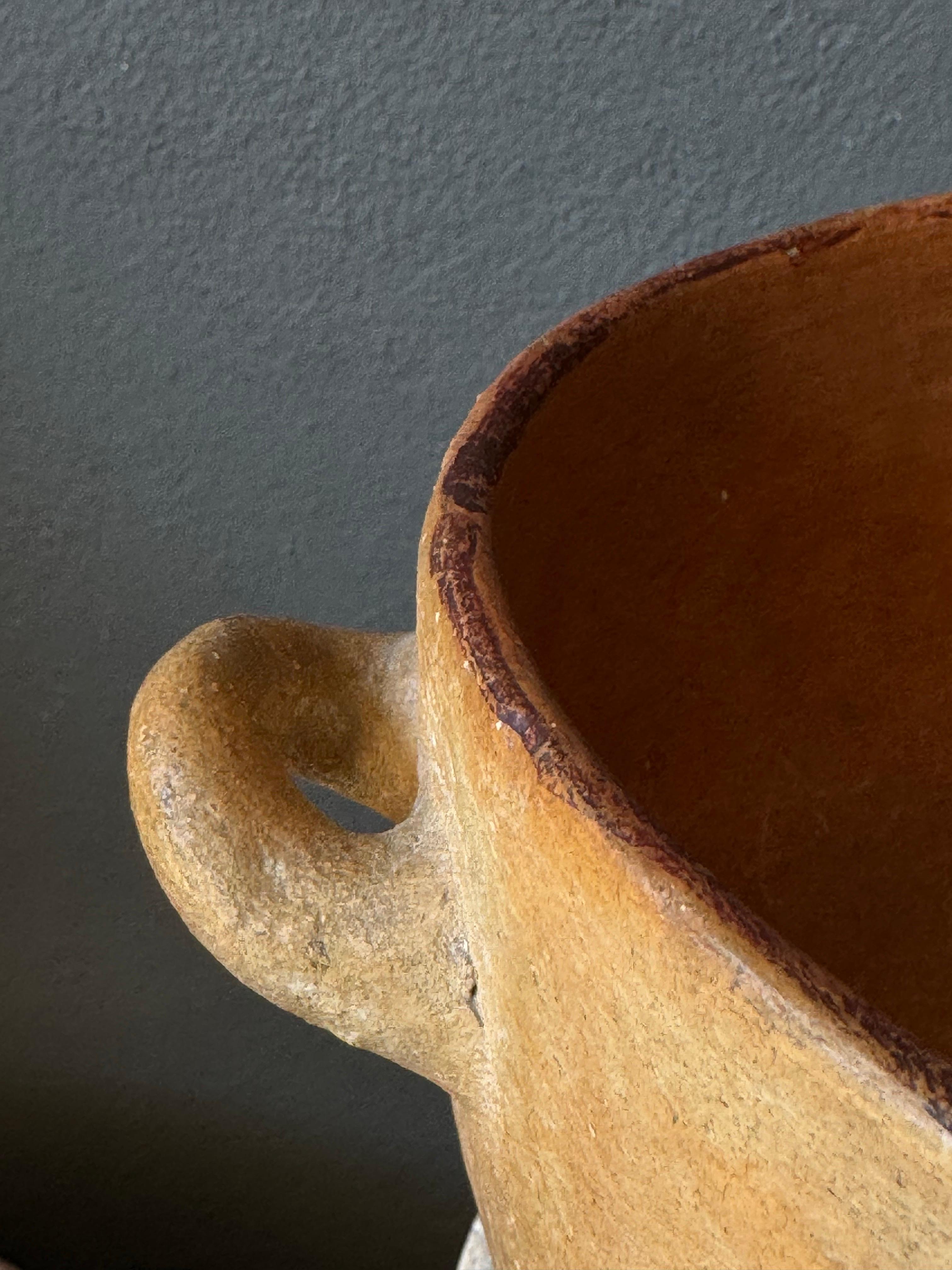 Cuenco de cerámica pintado a mano de Guerrero, México, años 70 Mexicano en venta