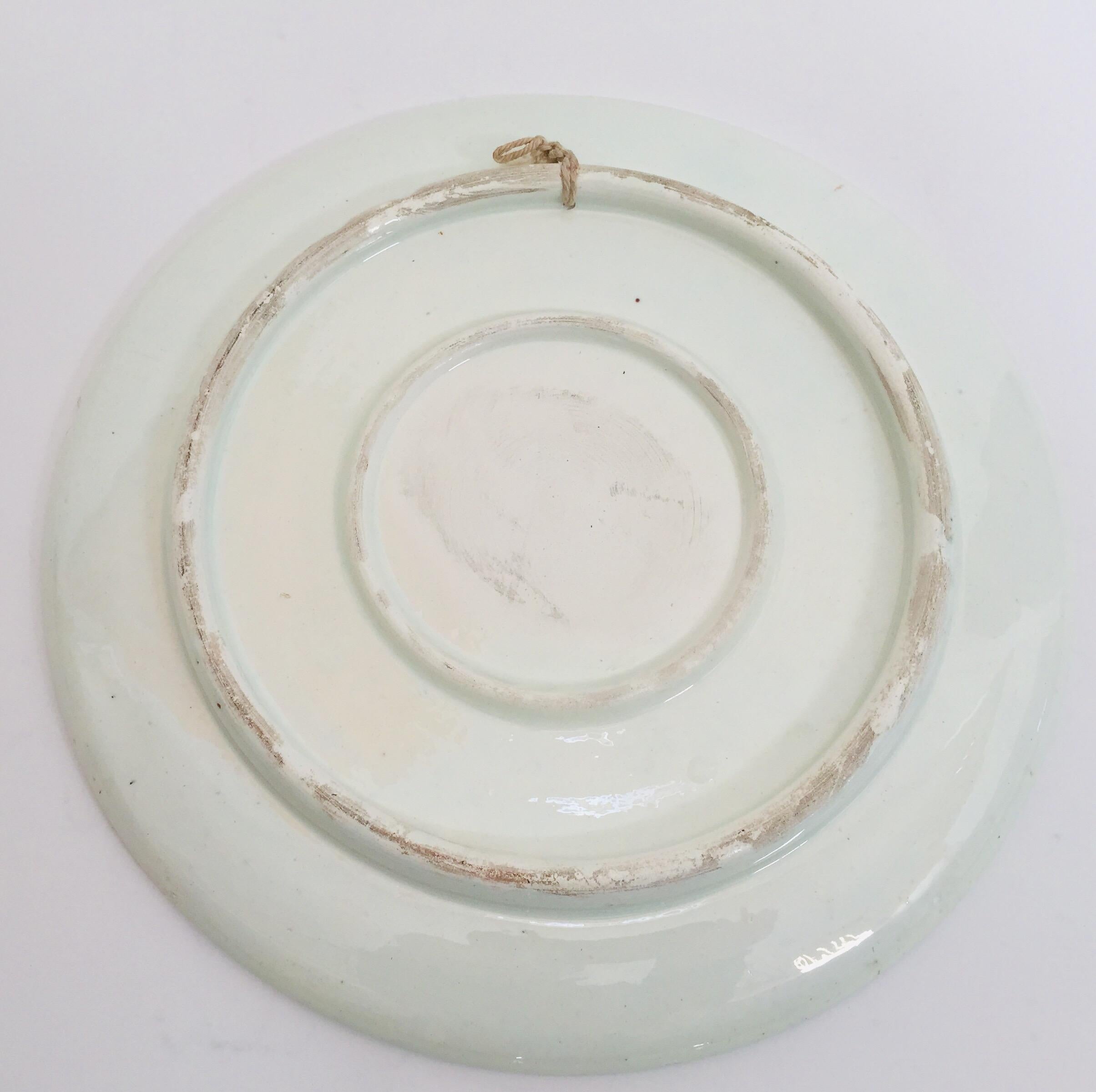 Dekorativer maurischer Teller aus handbemalter Keramik im Angebot 6