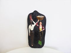 Hand-Painted Ceramic Figure, Italy, 1970s