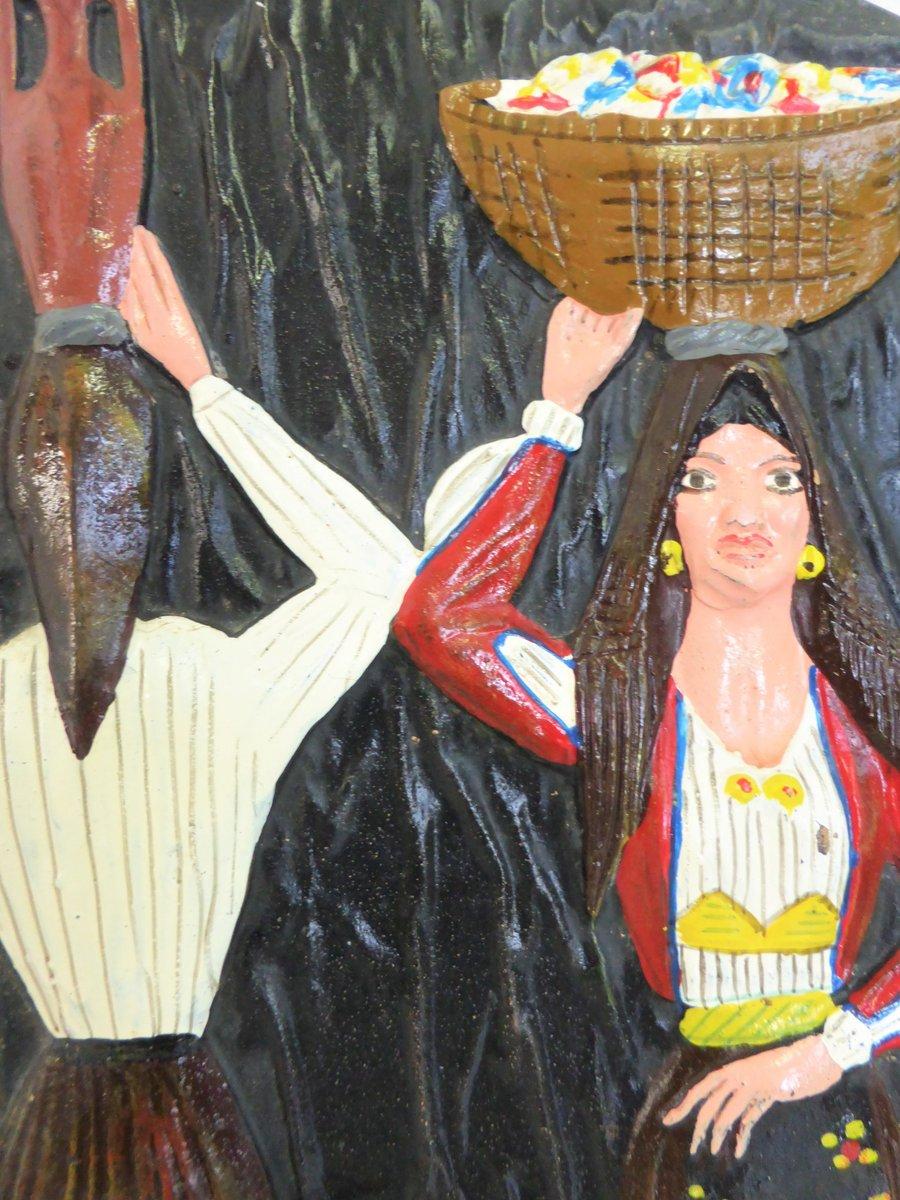 Hand-Painted Ceramic Figure, Italy, 1970s In Good Condition For Sale In Manzano, IT