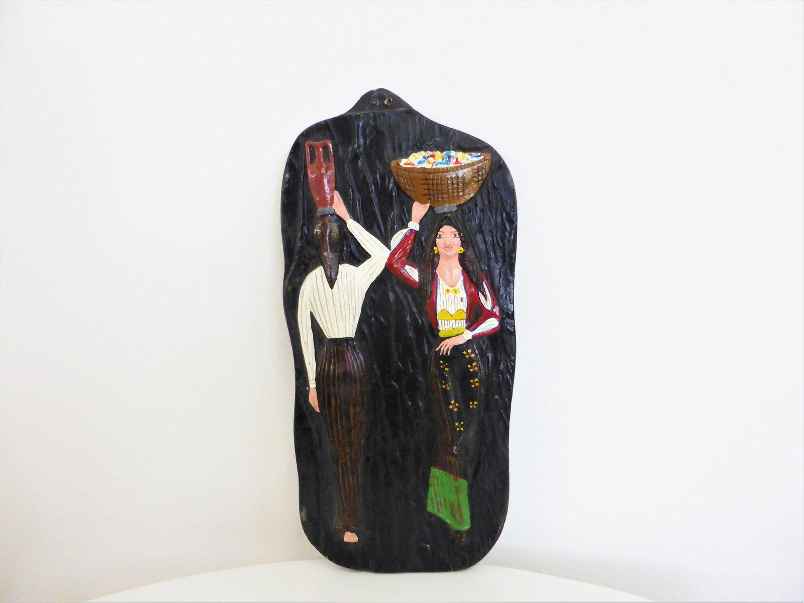 Hand-Painted Ceramic Figure, Italy, 1970s For Sale 1