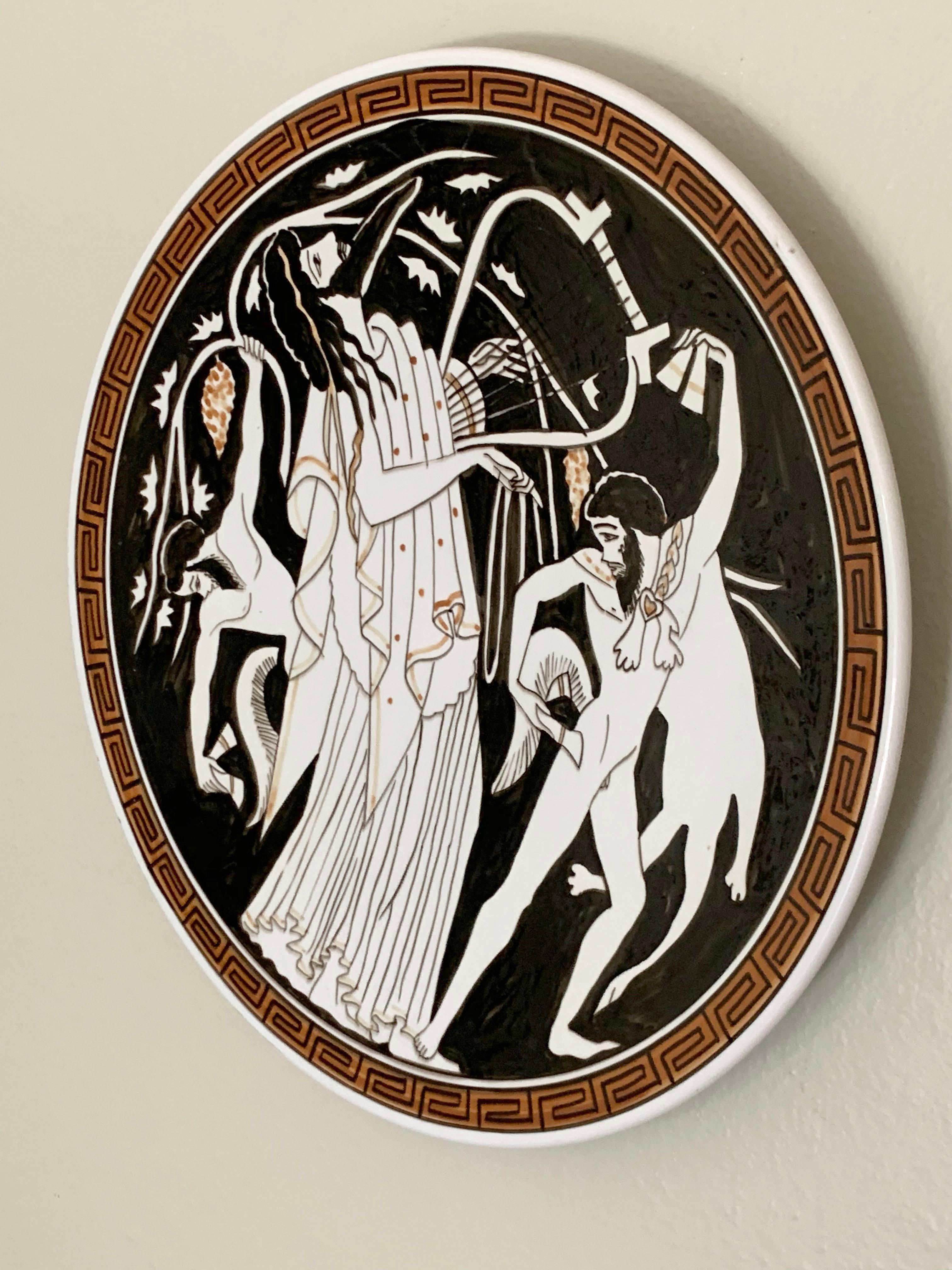 greek ceramic plates