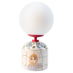 Hand Painted Ceramic Lamp