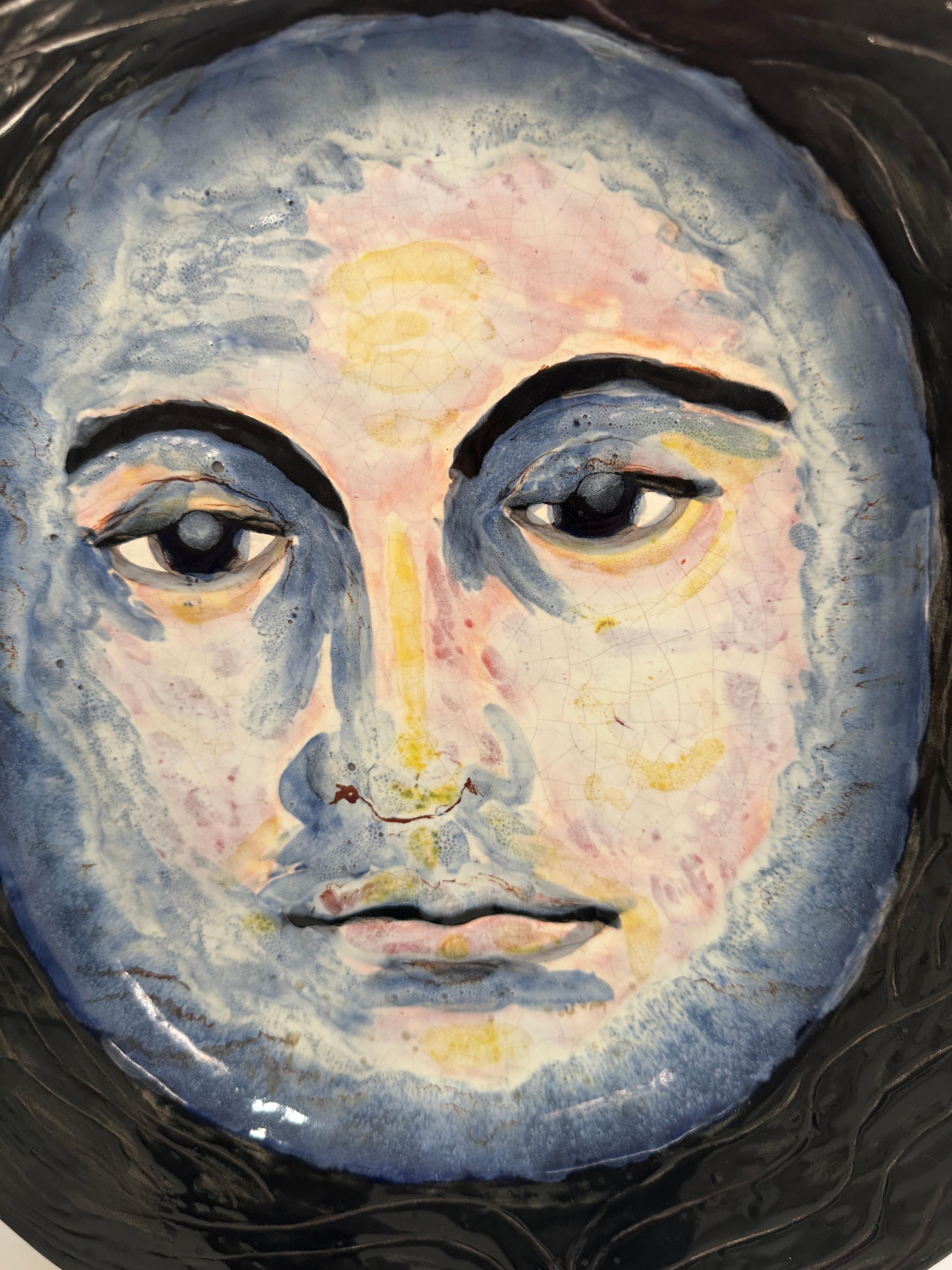 italien Assiette en céramique peinte à la main en vente