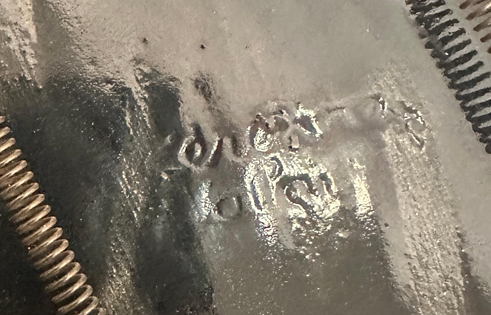 Fin du 20e siècle Assiette en céramique peinte à la main en vente