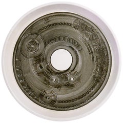 Hand Painted Ceramic Plate 'Sarek' Design Olle Alberius for Rörstrand