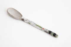 Cucchiaio Smiley in ceramica dipinto a mano 6 Edizione unica