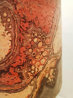 Hand Painted Ceramic Table Lamp by Marianne, Berlin, 1960