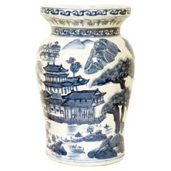 Hand Painted Chinese Ceramic Garden Stool