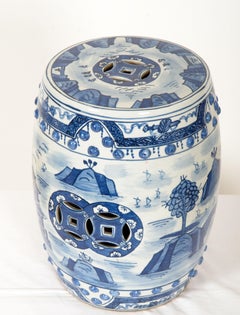 Hand Painted Chinese Ceramic Garden Stool