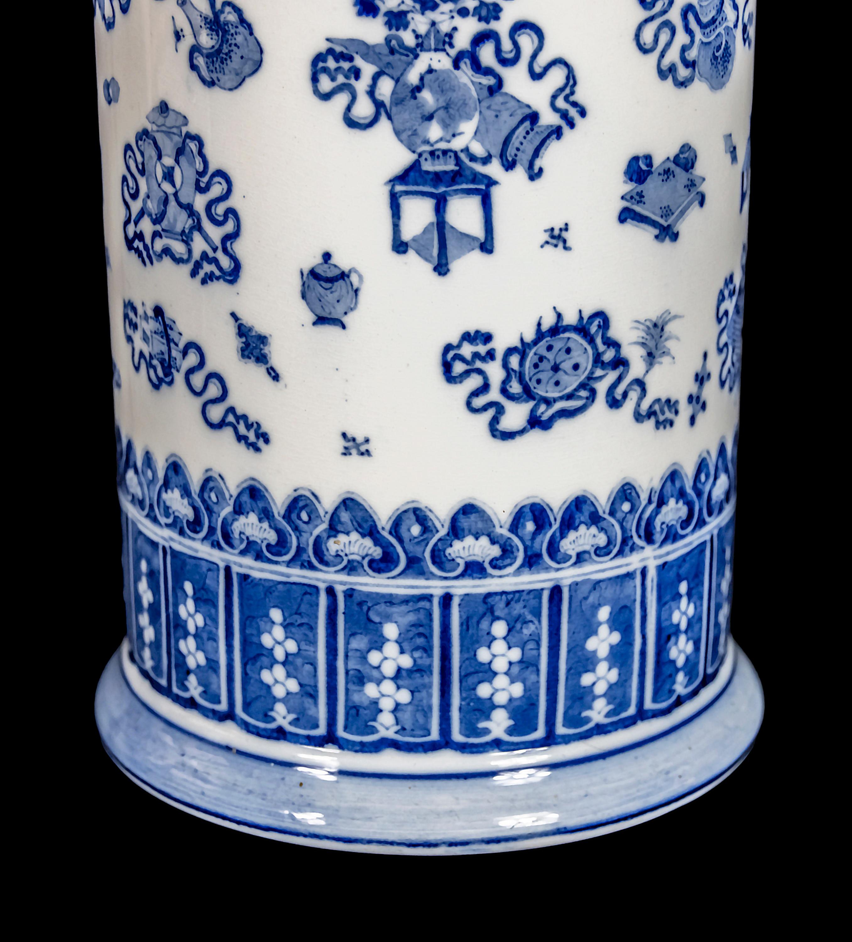 Paragüero de Cerámica China Pintado a Mano Chino en venta