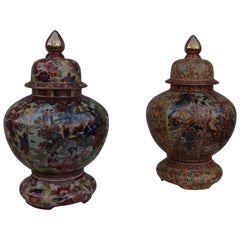 Hand Painted Chinese Vases of the 1960s