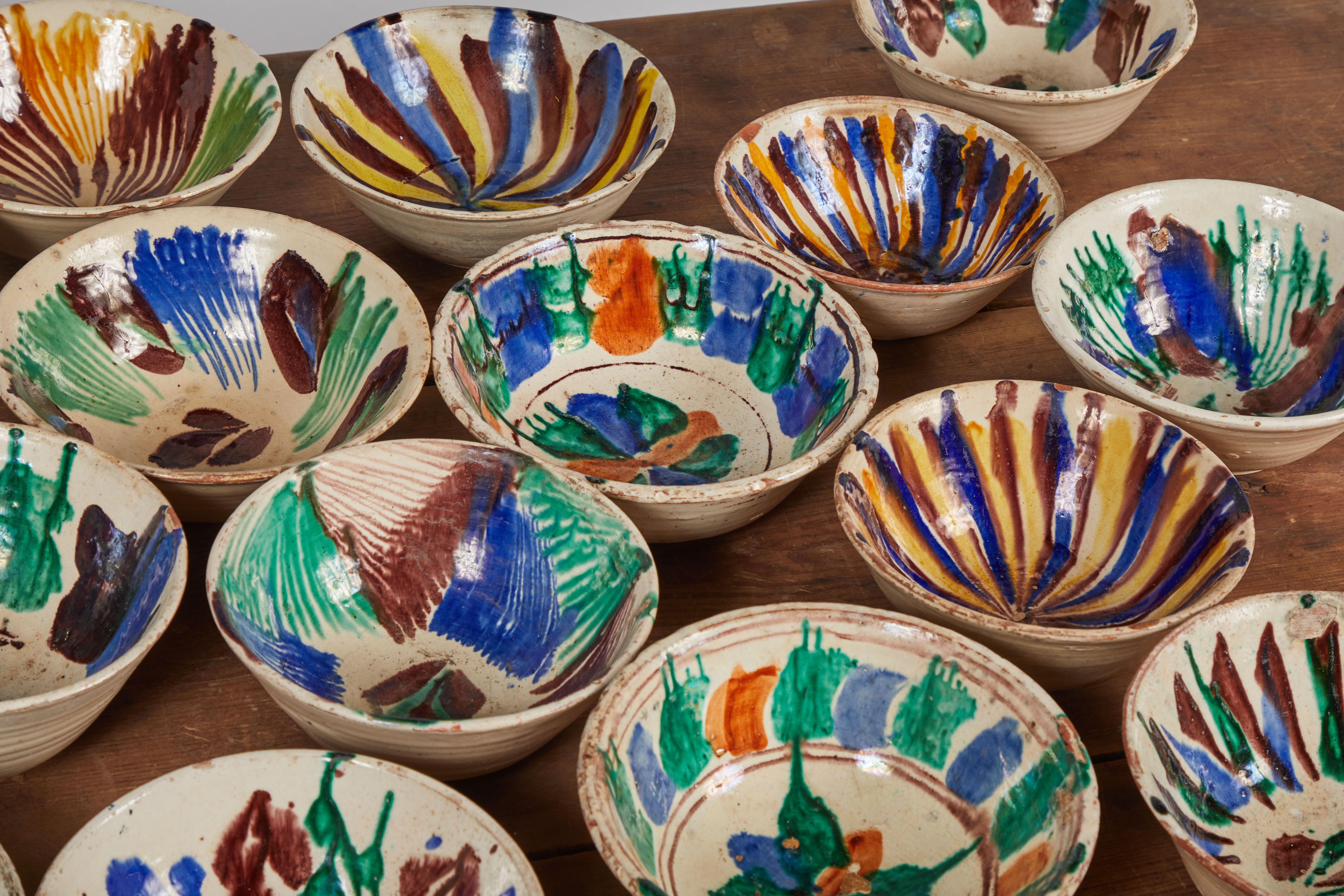 Hand Painted Colorful Ceramic Mexican Bowls 5