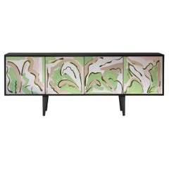 Hand Painted Contemporary Side Cabinet Made in England