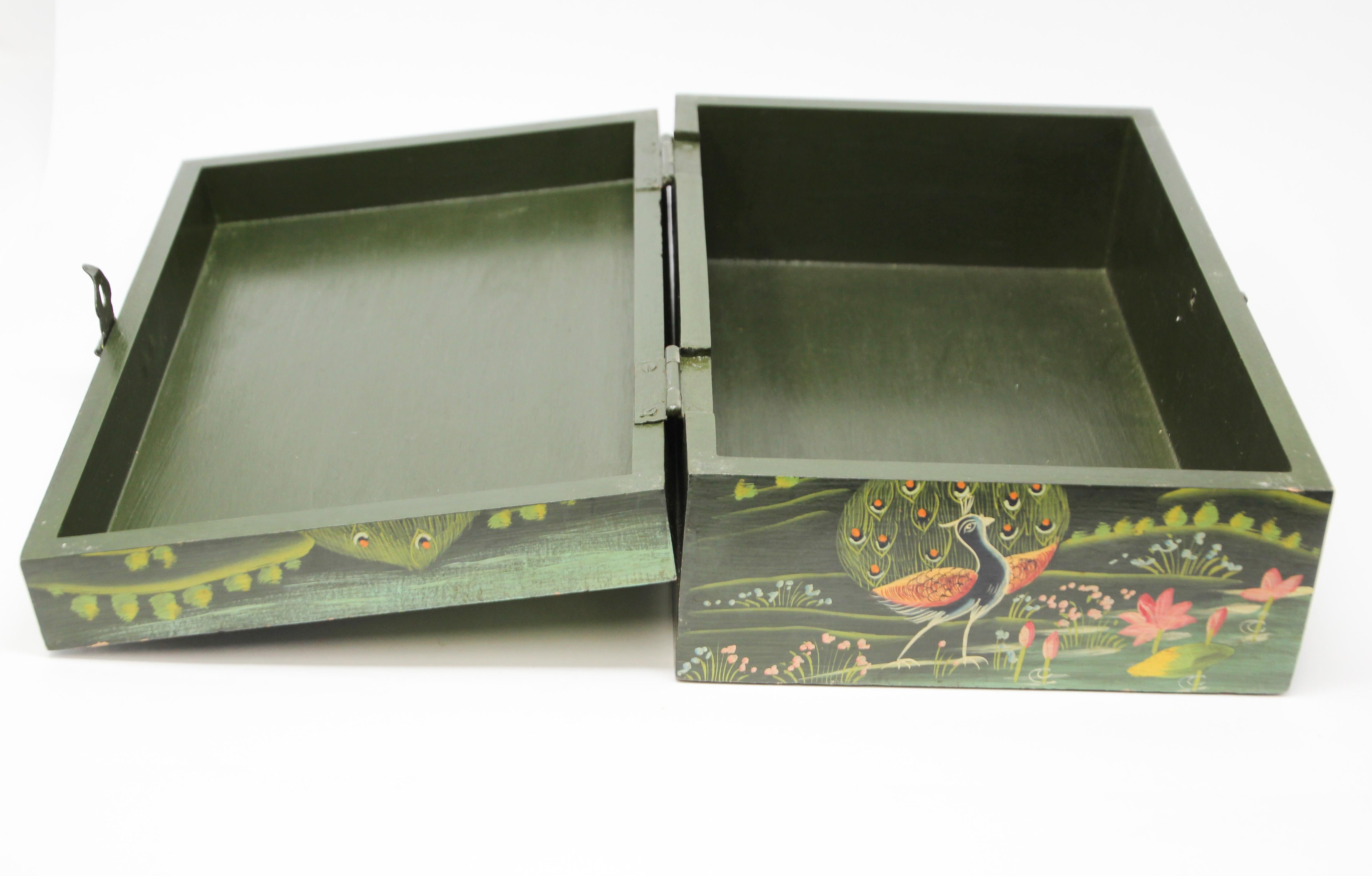 Hand Painted Decorative Box with Krishna 5