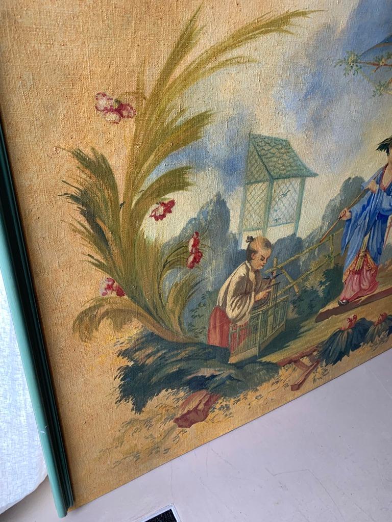 Hand Painted Decorative Panel For Sale 2